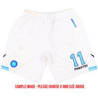 2011 12 napoli match worn home shorts 