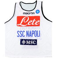 2011 12 napoli player issue white training bib as new xxl