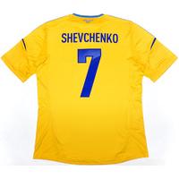 2011 13 ukraine home shirt shevchenko 7 wtags