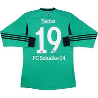 2013-15 Schalke Player Issue Formotion Third L/S Shirt Sane #19