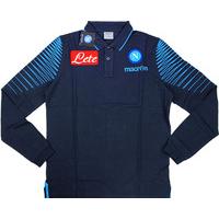 2014-15 Napoli Macron Polo L/S T-shirt *BNIB*