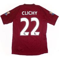 2012-13 Manchester City Match Issue Away Shirt Clichy #22