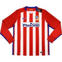 2015 16 atletico madrid b player issue home ls shirt wtags