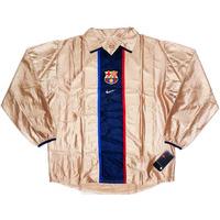 2001-03 Barcelona Player Issue Away L/S Shirt *BNIB* XXL