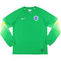 2014-15 England GK Away Shirt *As New* XL.Boys