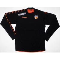 2009-10 Valencia L/S Kappa Black Training Shirt *BNIB*