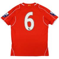 2014 15 liverpool u21 match worn home shirt 6