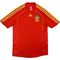 2007-09 Spain Home Shirt (Very Good) XL