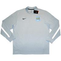 2013 14 manchester city player issue 12 zip midlayer training top