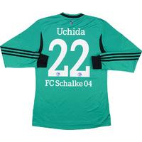 2013-15 Schalke Player Issue Formotion Third L/S Shirt Uchida #22