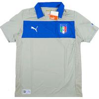 2012 13 italy grey gk shirt bnib