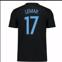 2017 18 france away nike shirt black lemar 17