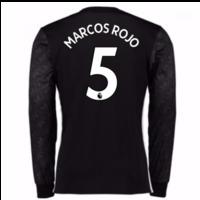 2017-18 Man Utd Away Long Sleeve Shirt (Kids) (Marcos Rojo 5)