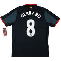 2014-15 Liverpool Third Shirt Gerrard #8 *w/Tags*