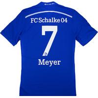 2014-16 Schalke Adizero Player Issue Home Shirt Meyer #7 *w/Tags*