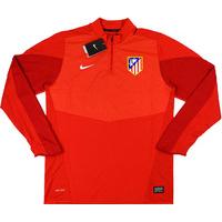 2013-14 Atletico Madrid Player Issue 1/2 Zip Training Jacket *w/Tags*