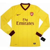 2012-13 Arsenal Player Issue Domestic Third L/S Shirt *w/Tags*