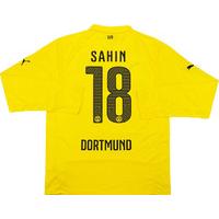 2014-15 Dortmund Home Champions League L/S Shirt Sahin #18 *w/Tags*