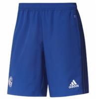 2017 2018 schalke adidas woven shorts blue