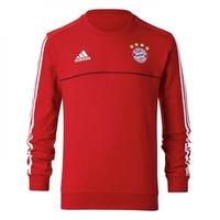 2017 2018 bayern munich adidas sweat top red kids