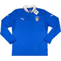 2012 13 italy player issue home ls shirt bnib