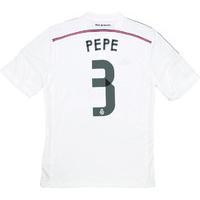 2014 15 real madrid home shirt pepe 3 fifa wc wtags xl