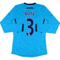 2013-14 Tottenham Player Issue Away L/S Shirt Rose #3 *w/Tags*