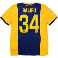 2014-15 Hellas Verona Match Issue Home Shirt Salifu #34 (Excellent) M