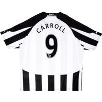 2010 11 newcastle home shirt carroll 9 xl