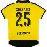 2015 16 dortmund home shirt sokratis 25 wtags