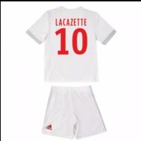 2017-18 Olympique Lyon Adidas Home Mini Kit (Lacazette 10)