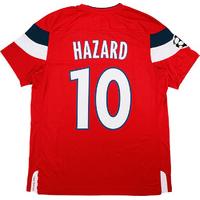 2011-12 Lille Player Issue Champions League Home Shirt Hazard #10