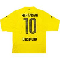 2014 15 dortmund home champions league ls shirt mkhitaryan 10