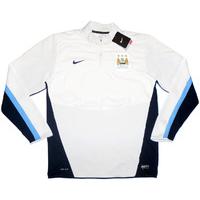 2013-14 Manchester City Player Issue 1/2 Zip European Training Jacket