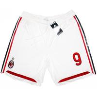 2009-10 AC Milan Player Issue Home/Away Shorts #9 (Inzaghi) *w/Tags*