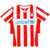 2014 olympiakos match issue home shirt 14 elabdellaoui vman city