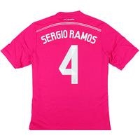 2014-15 Real Madrid Away Shirt Sergio Ramos #4 (+ FIFA WC) *w/Tags*