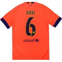 2014-15 Barcelona Away Shirt Xavi #6 *w/Tags*