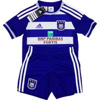 2015 16 anderlecht home shirt shorts kit bnib boys