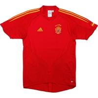 2004 06 spain home shirt excellent l