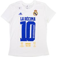 2014 real madrid adidas la decima tee bnib womens