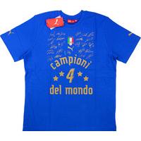 2006 italy puma campioni del mondo tee bnib