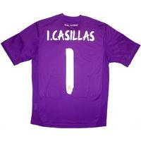 2013-14 Real Madrid GK Home Shirt I.Casillas #1 *w/Tags* BOYS