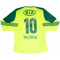 2012 Palmeiras L/S Fourth Shirt Valdivia #10 *w/Tags* S