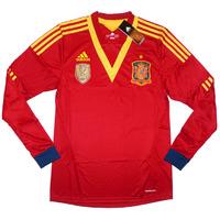 2012-13 Spain Player Issue Formotion Home L/S Shirt *BNIB*