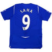 2008 09 everton home shirt saha 9 excellent l