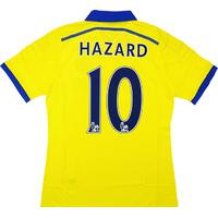 2014-15 Chelsea Player Issue Adizero Away Shirt Hazard #10 *w/Tags*