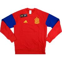 2016 17 spain adidas training sweat top bnib