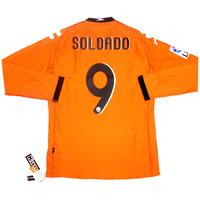 2010 11 valencia ls player issue away shirt soldado 9 wtags