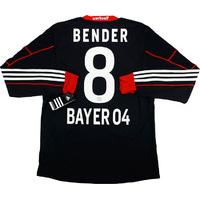 2013-15 Bayer Leverkusen Player Issue Home L/S Shirt Bender #8